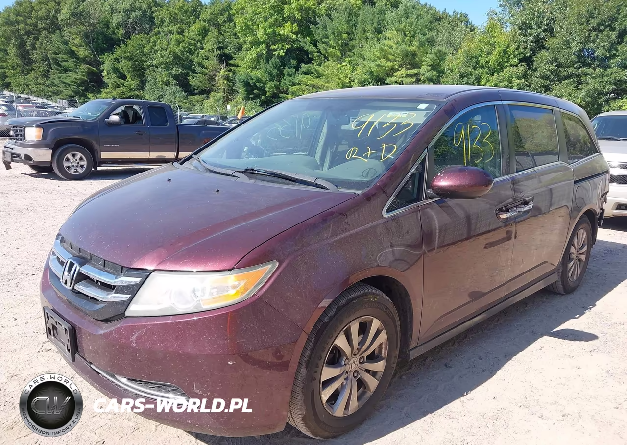 2014 Honda Odyssey Ex VIN:5FNRL5H48EB075539 - 2