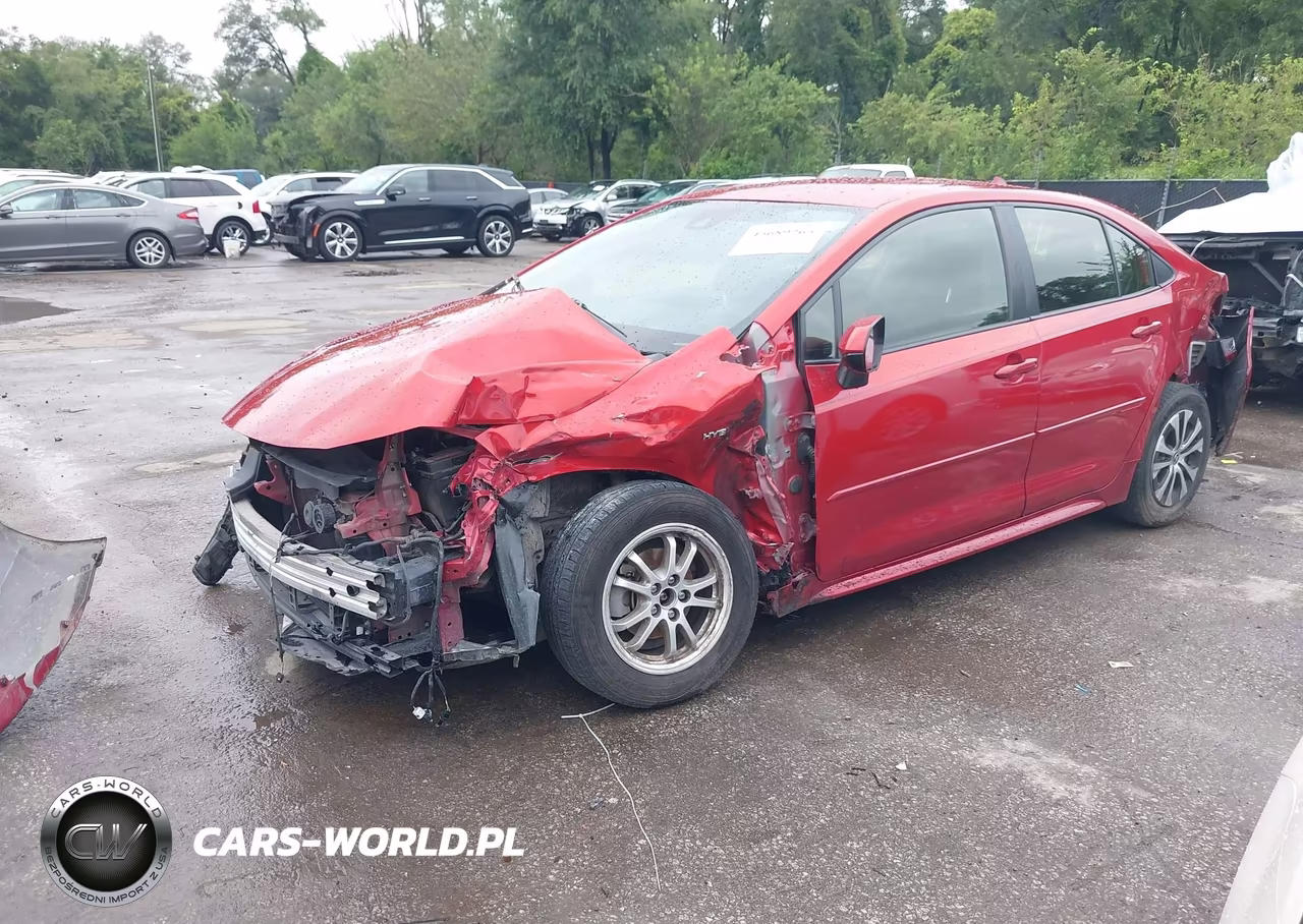 2021 Toyota Corolla Hybrid Le VIN:JTDEAMDE2MJ013624 - 2