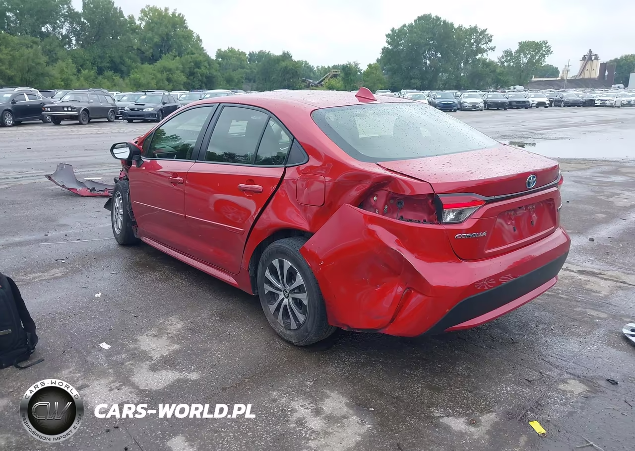 2021 Toyota Corolla Hybrid Le VIN:JTDEAMDE2MJ013624 - 3
