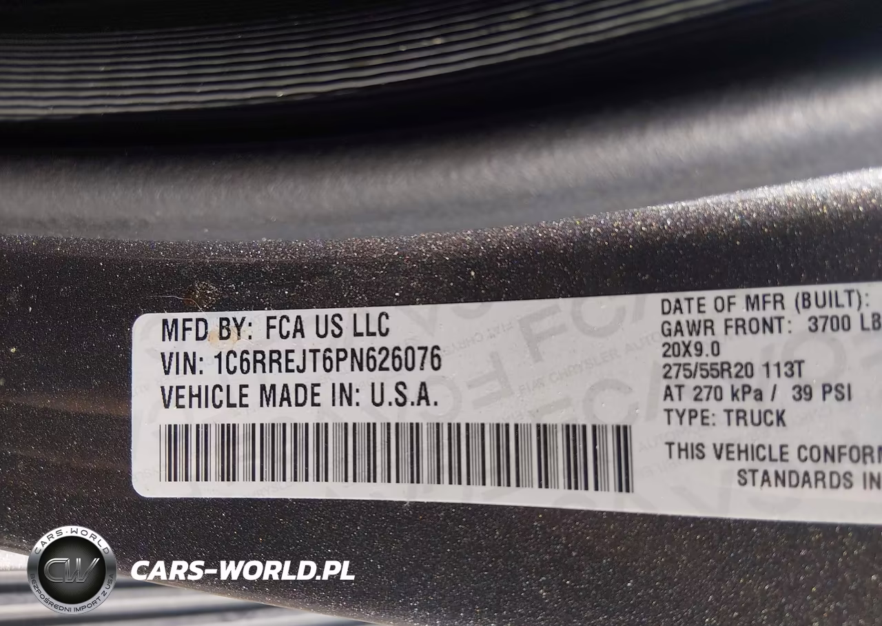 2023 Ram 1500 Laramie 4X2 5'7 Box VIN:1C6RREJT6PN626076 - 9