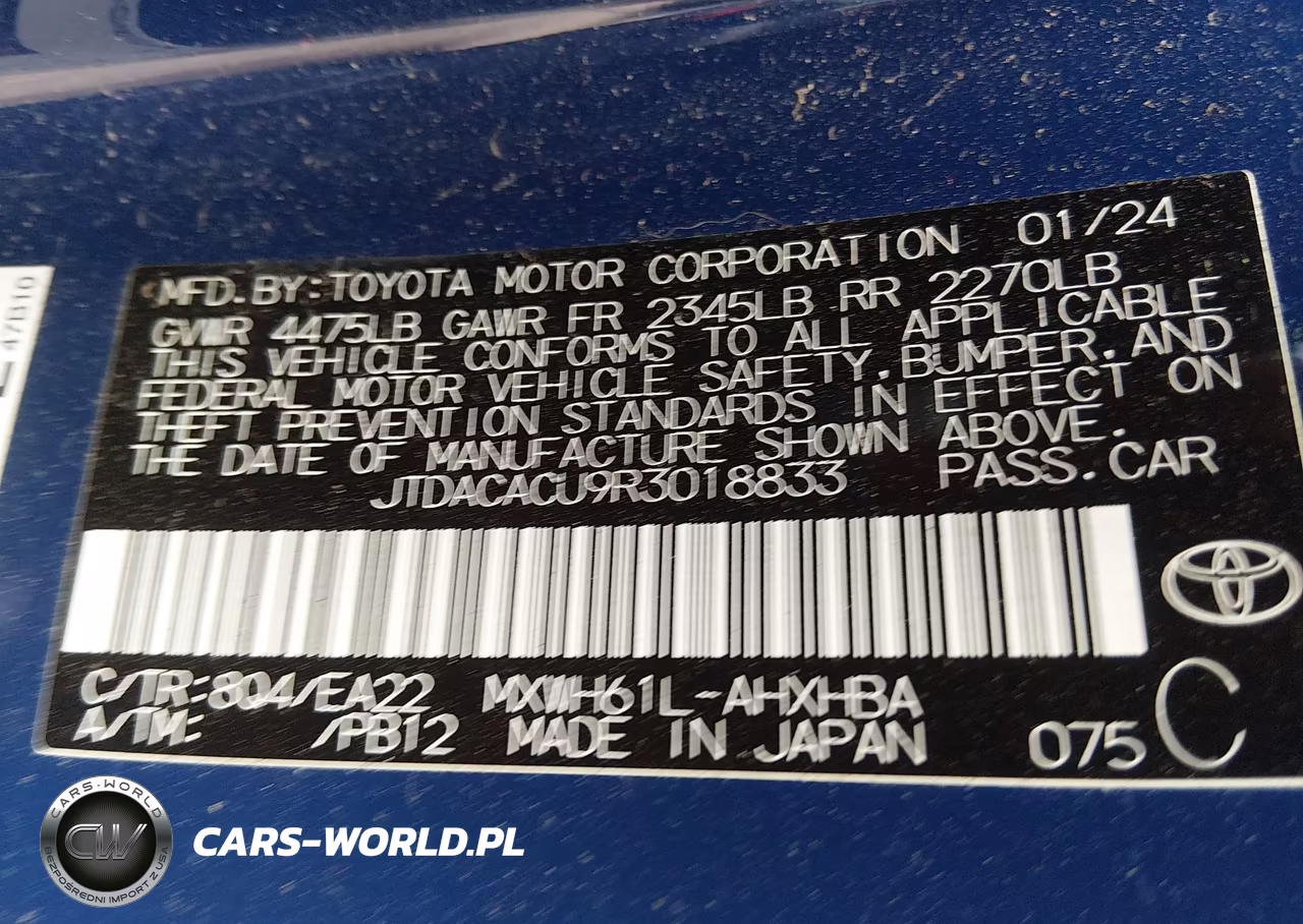2024 Toyota Prius Prime Xse Premium VIN:JTDACACU9R3018833 - 9