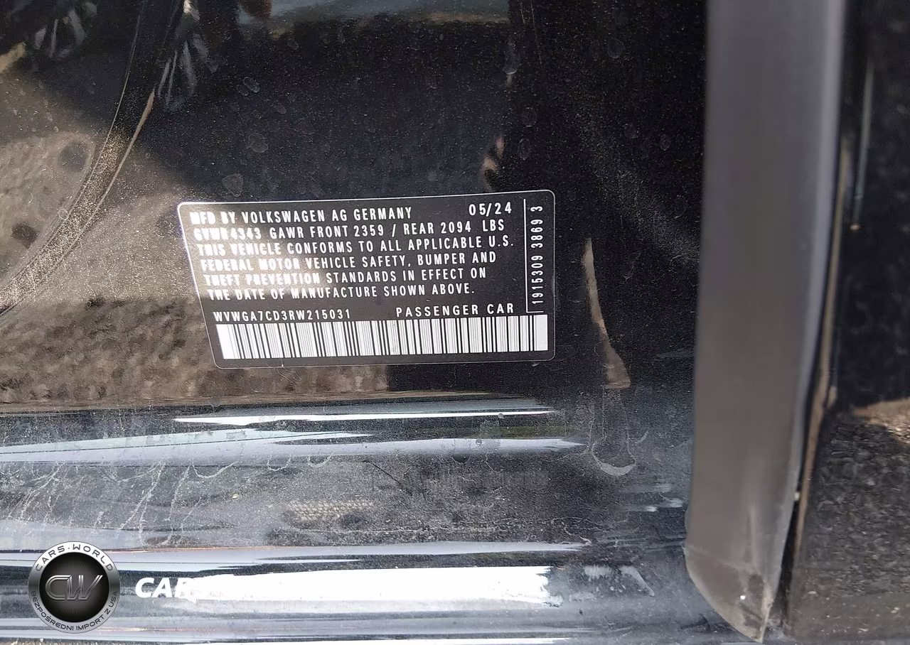 2024 Volkswagen Golf Gti S VIN:WVWGA7CD3RW215031 - 9
