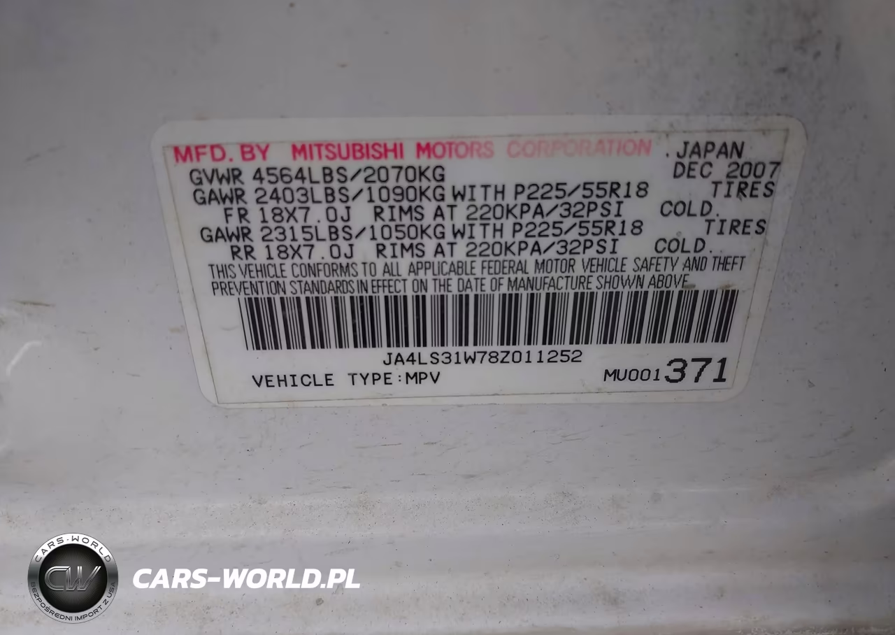 2008 Mitsubishi Outlander Se VIN:JA4LS31W78Z011252 - 9