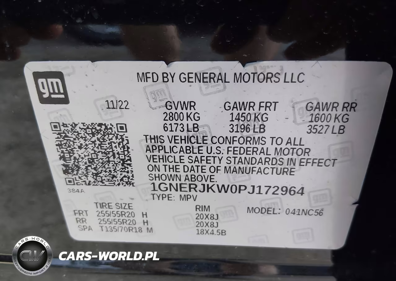 2023 Chevrolet Traverse Fwd Rs VIN:1GNERJKW0PJ172964 - 9