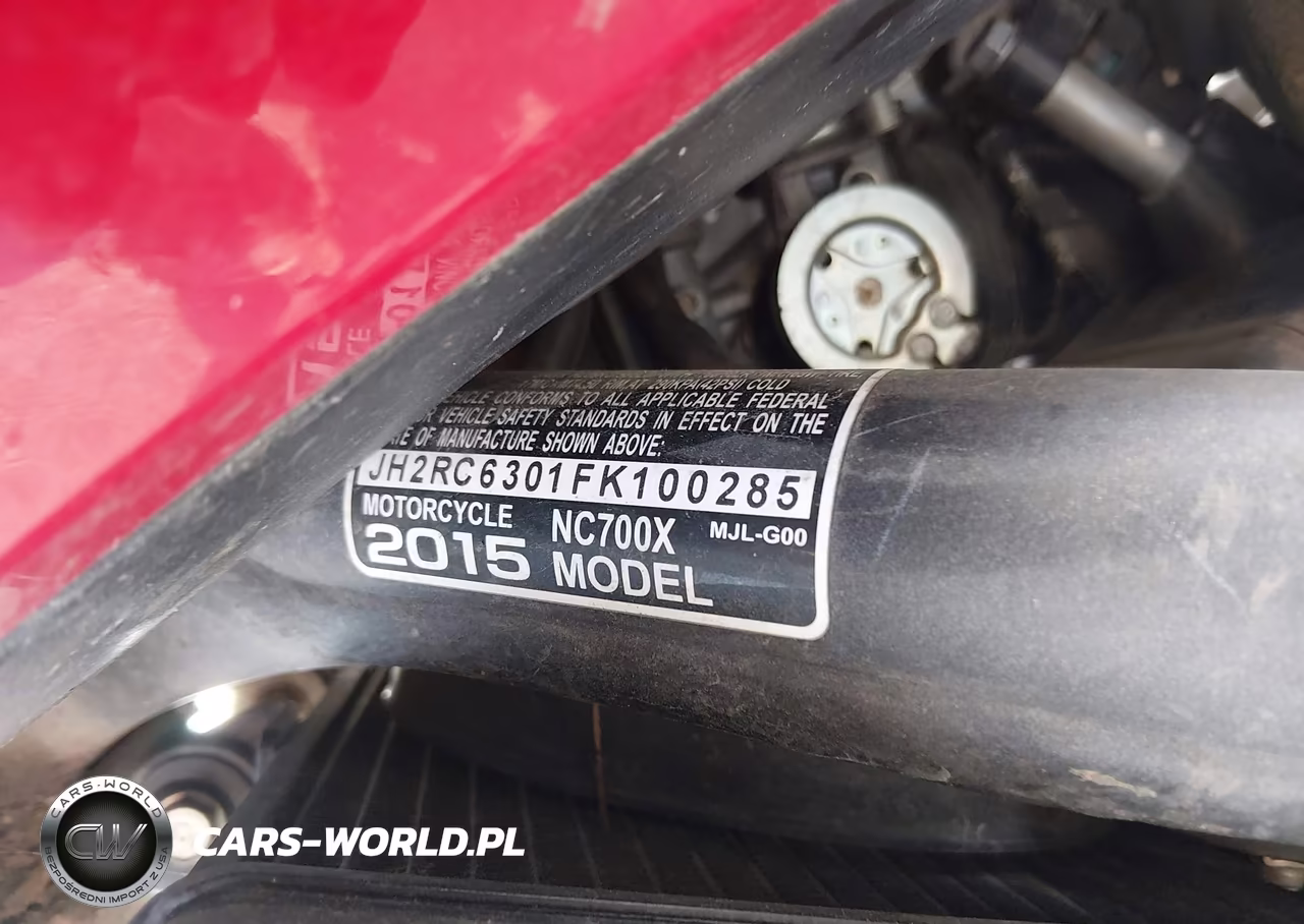 2015 Honda Nc700X VIN:JH2RC6301FK100285 - 10