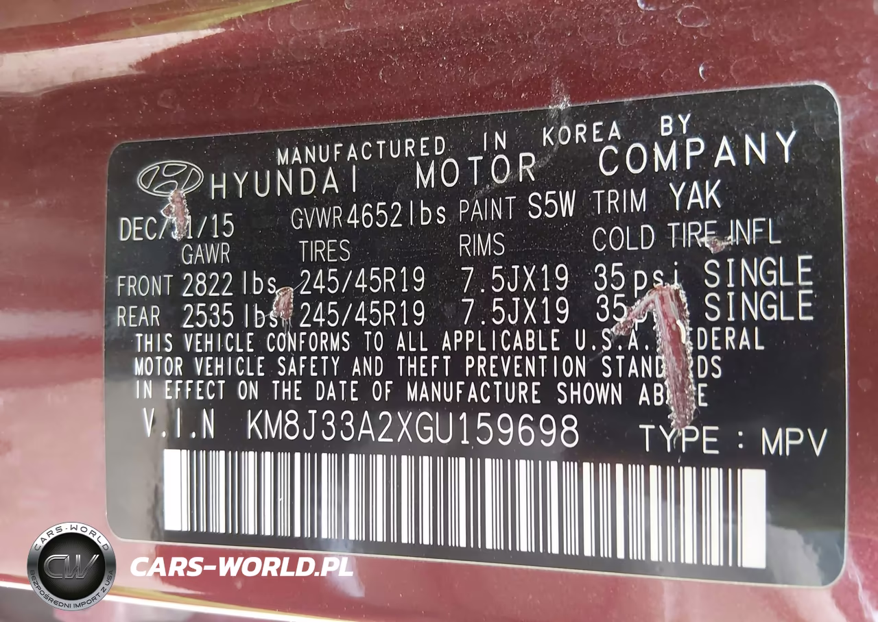 2016 Hyundai Tucson Limited VIN:KM8J33A2XGU159698 - 9