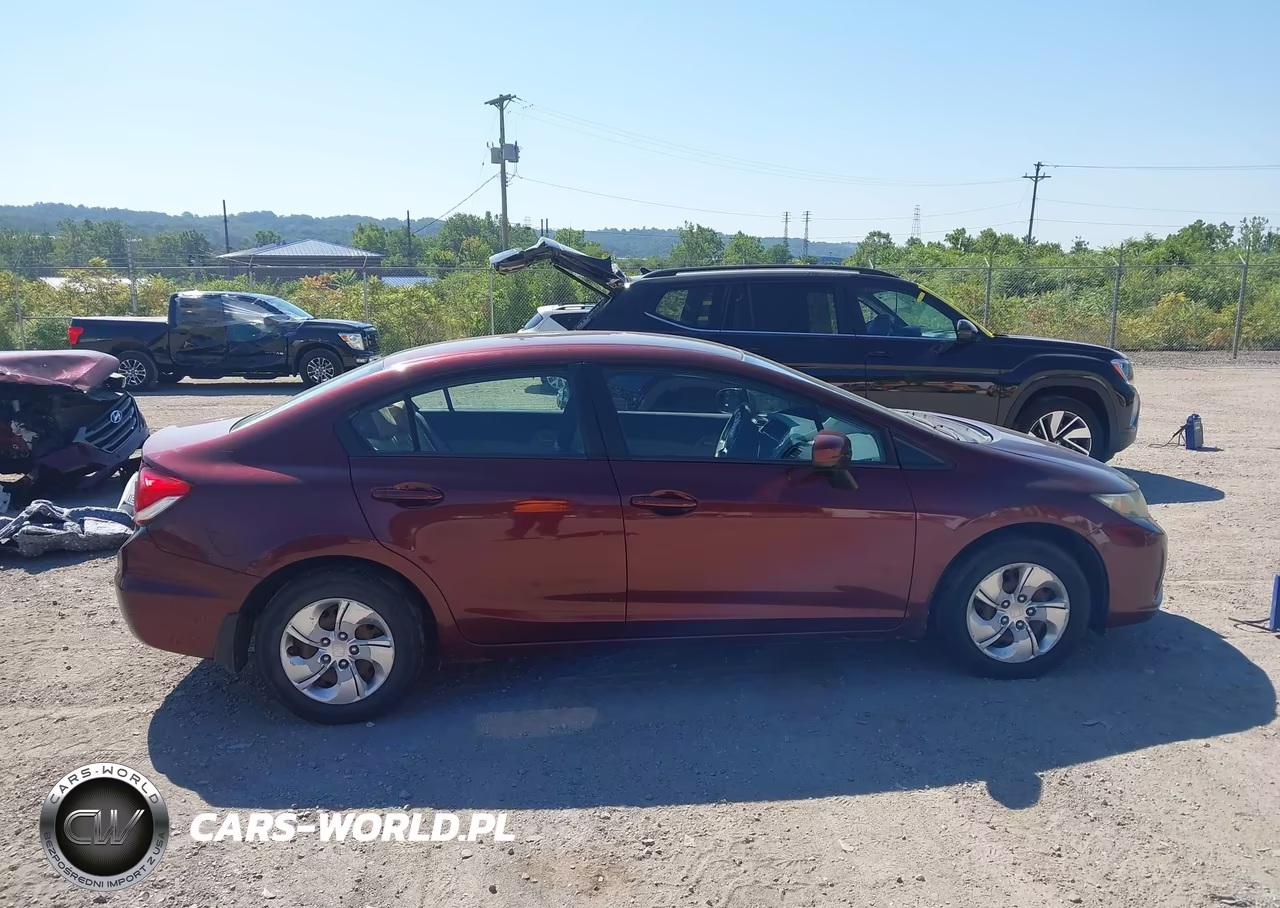 2014 Honda Civic Lx VIN:19XFB2F51EE026981 - 13