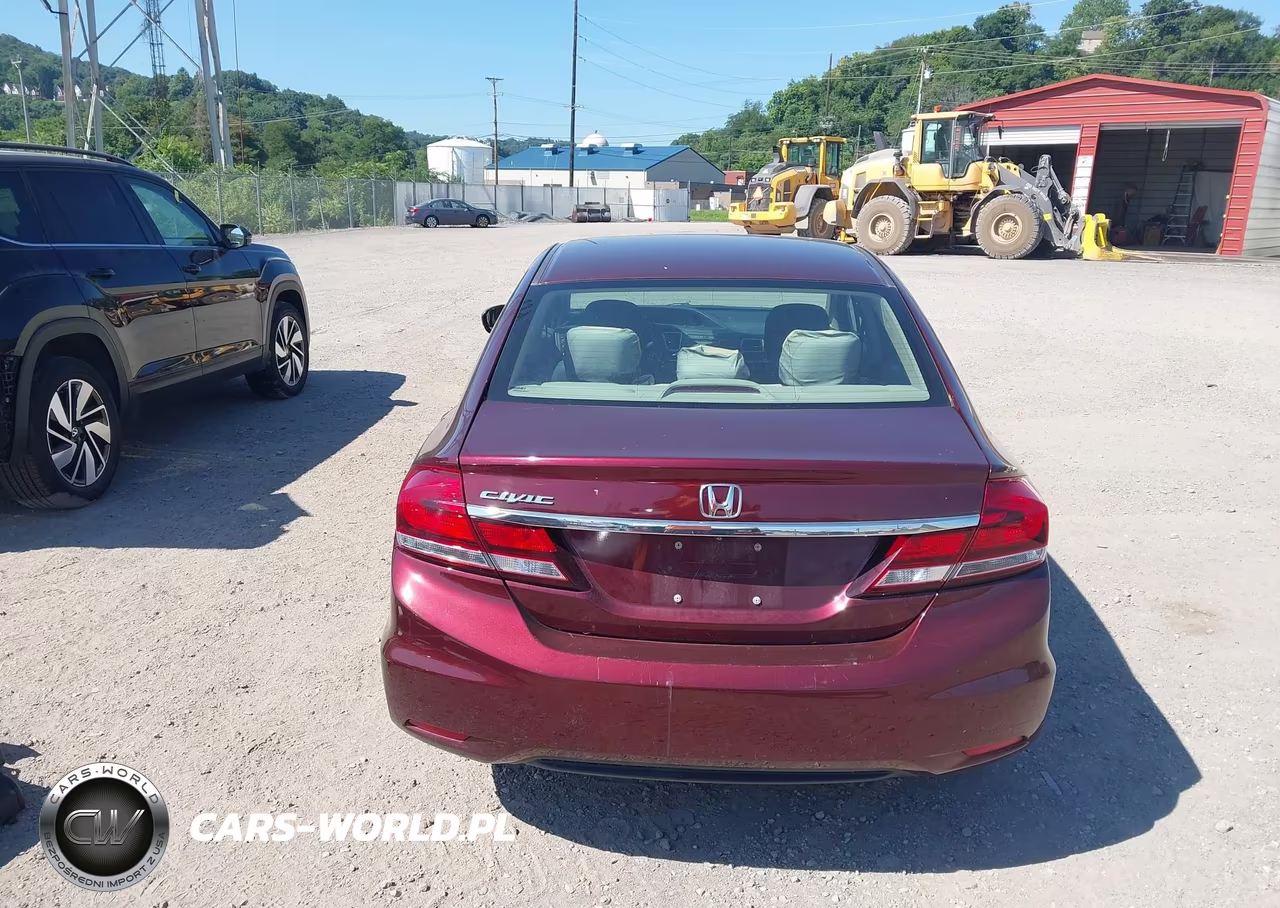 2014 Honda Civic Lx VIN:19XFB2F51EE026981 - 16