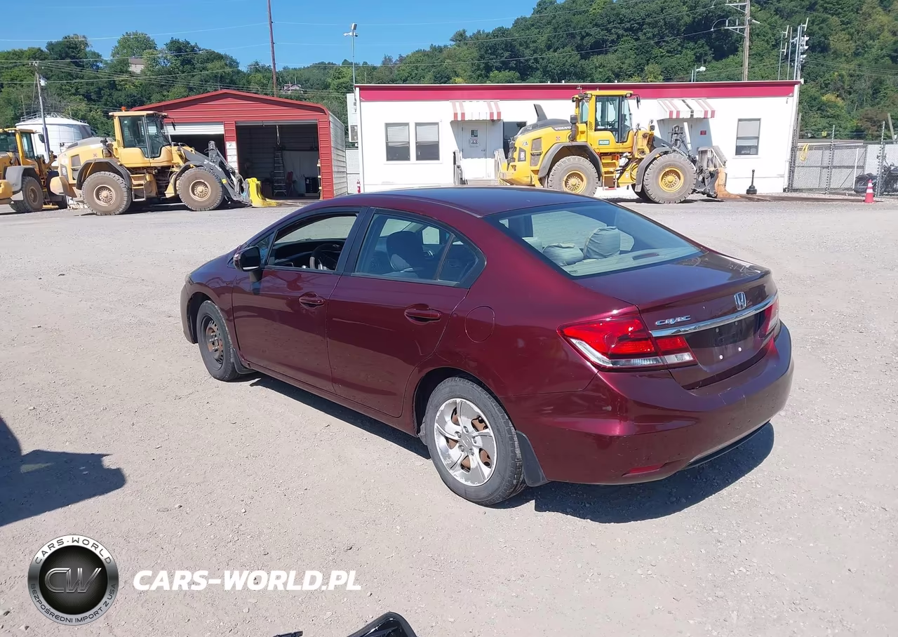 2014 Honda Civic Lx VIN:19XFB2F51EE026981 - 3