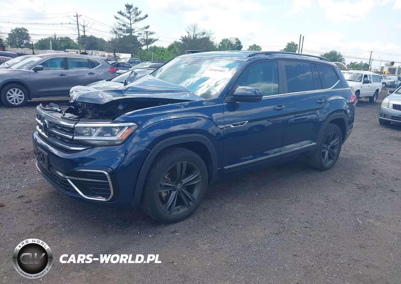 2021 Volkswagen Atlas 3.6L V6 Se W-Technology R-Line VIN:1V2NR2CA0MC610639 - 2