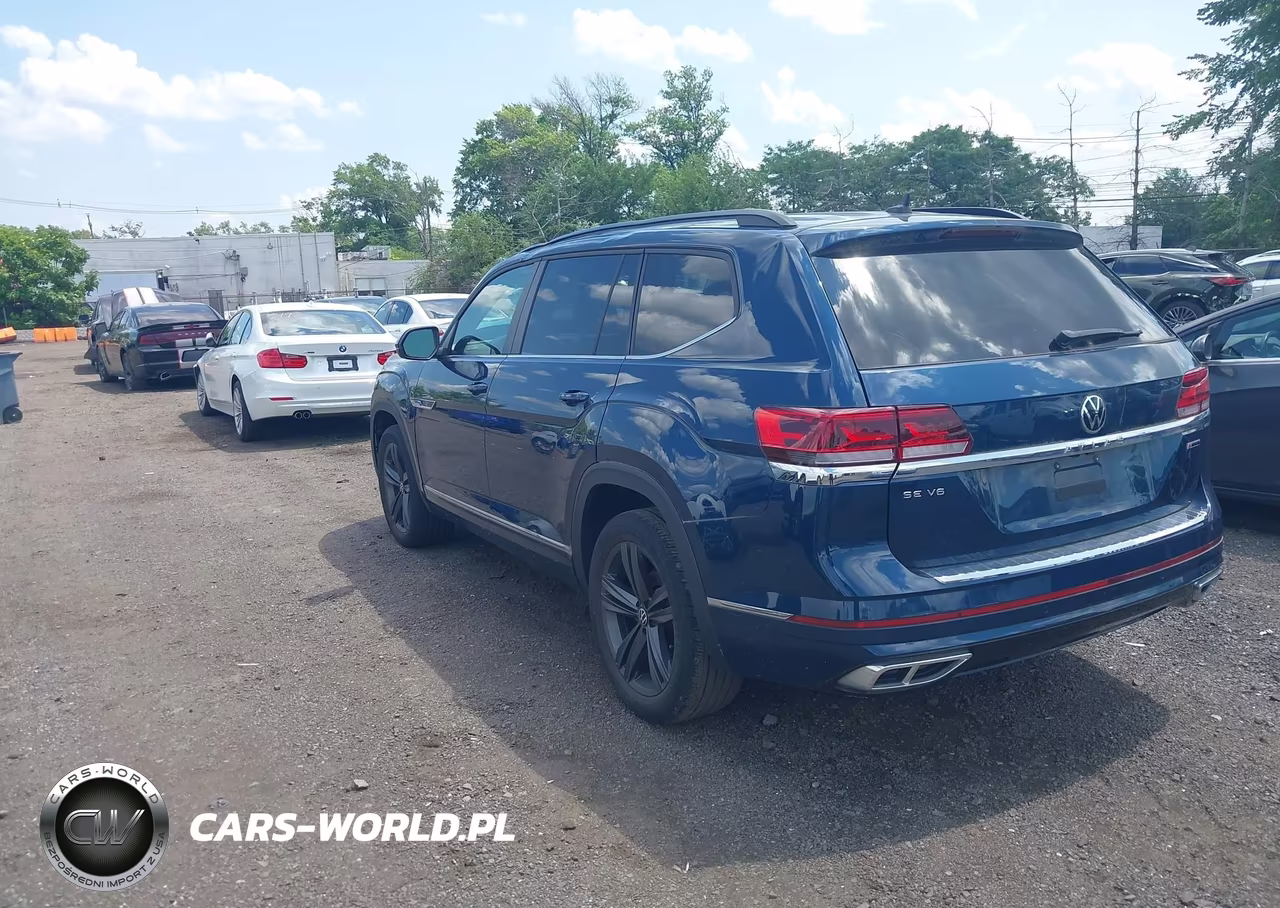 2021 Volkswagen Atlas 3.6L V6 Se W-Technology R-Line VIN:1V2NR2CA0MC610639 - 3