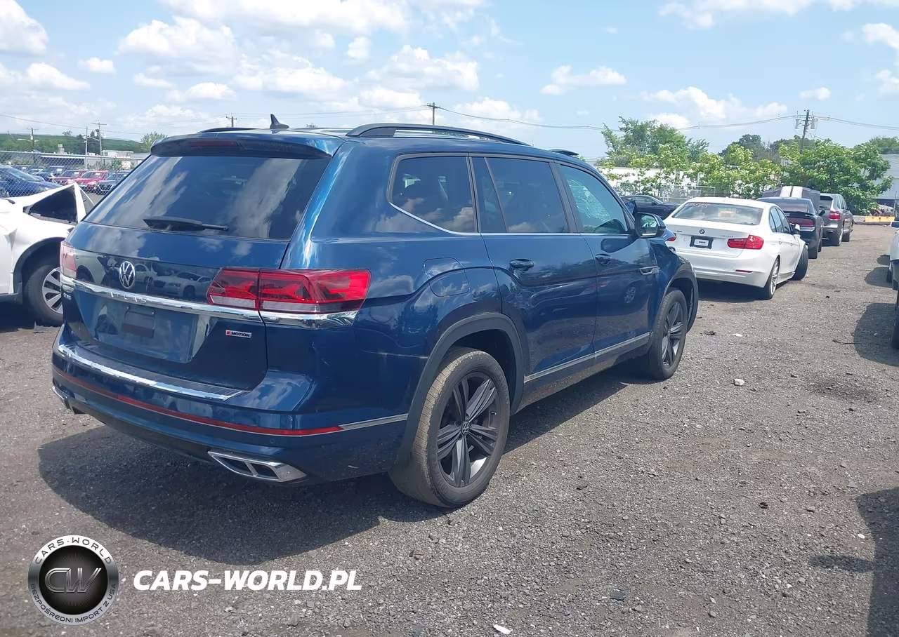 2021 Volkswagen Atlas 3.6L V6 Se W-Technology R-Line VIN:1V2NR2CA0MC610639 - 4