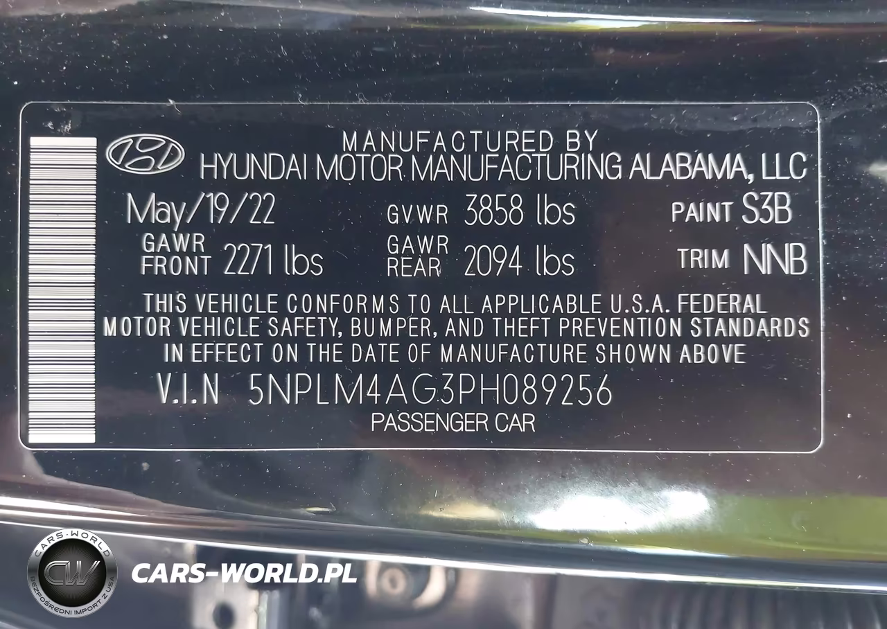 2023 Hyundai Elantra Sel VIN:5NPLM4AG3PH089256 - 9