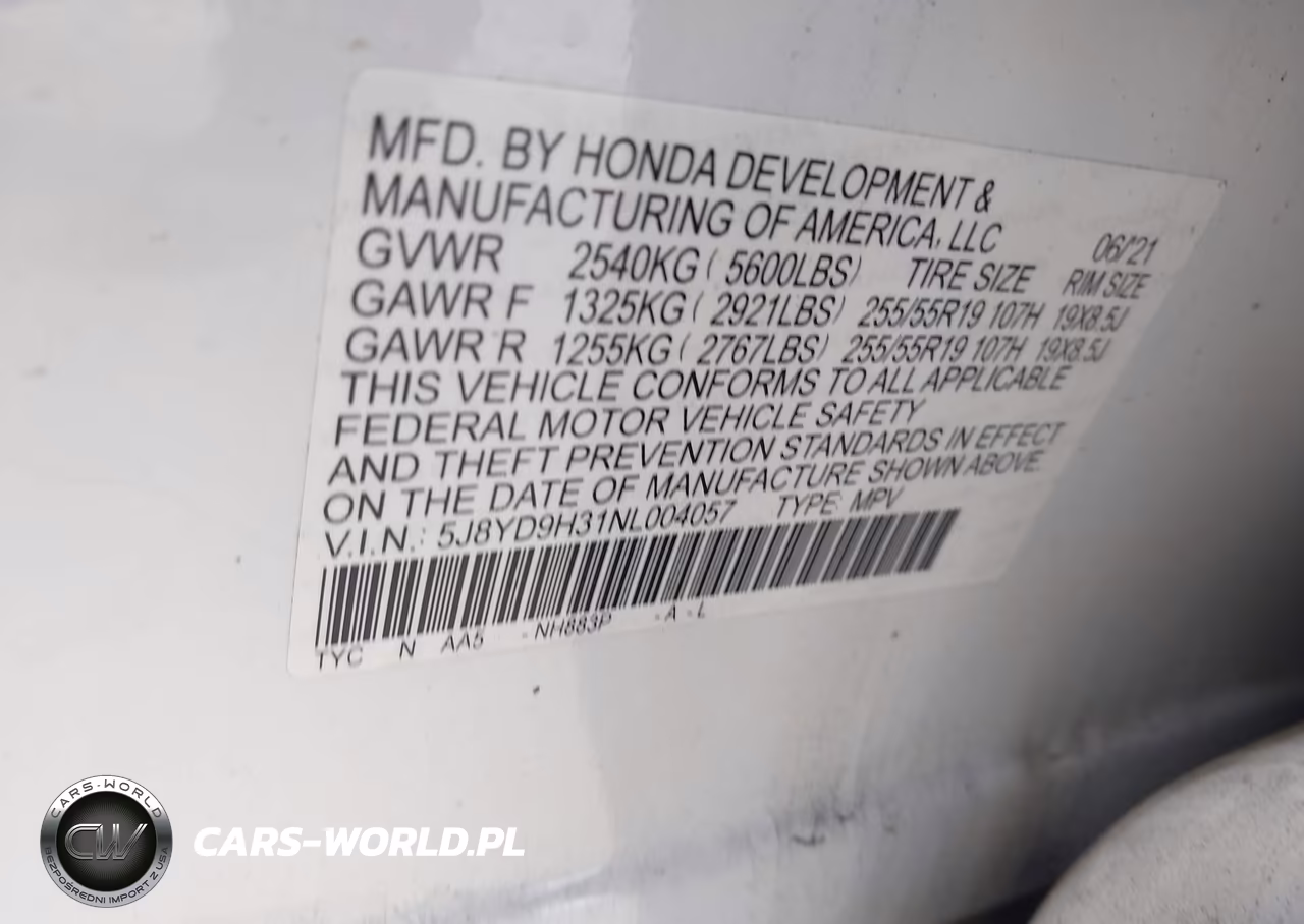 2022 Acura Mdx Standard VIN:5J8YD9H31NL004057 - 9