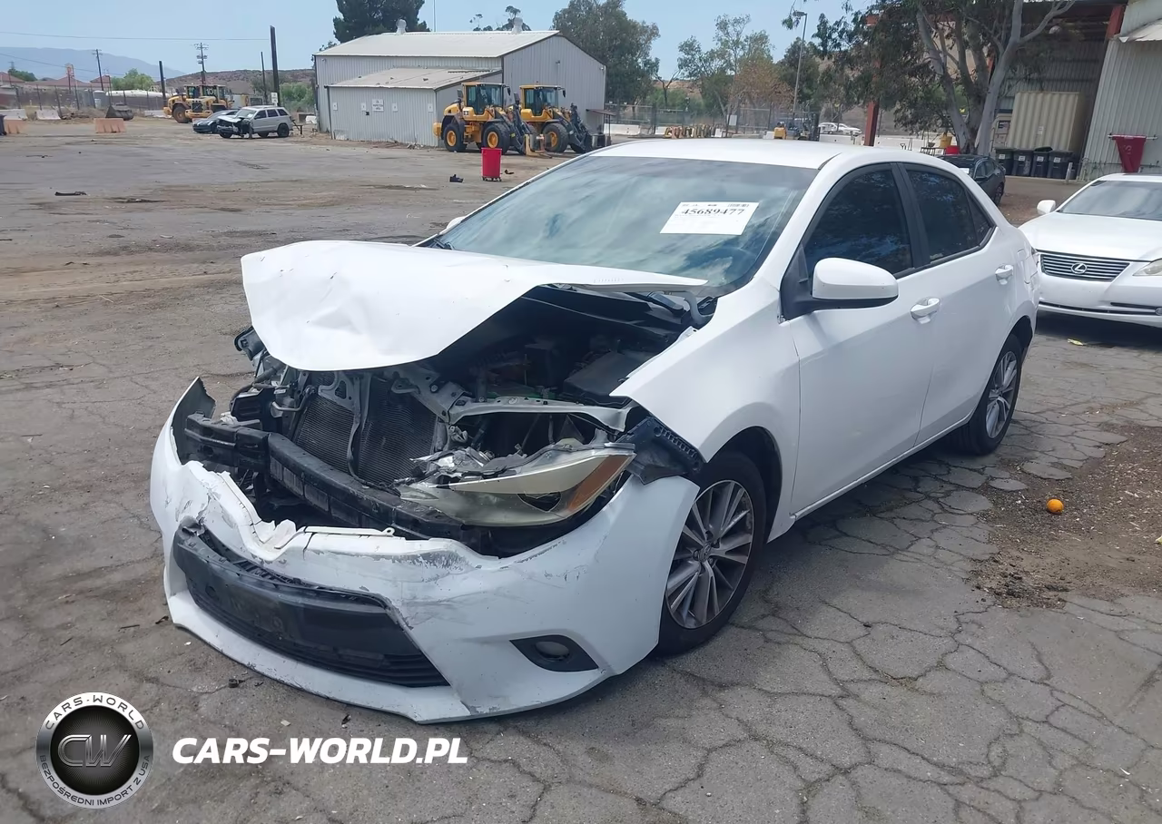 2014 Toyota Corolla Le Plus VIN:5YFBURHE9EP033786 - 2