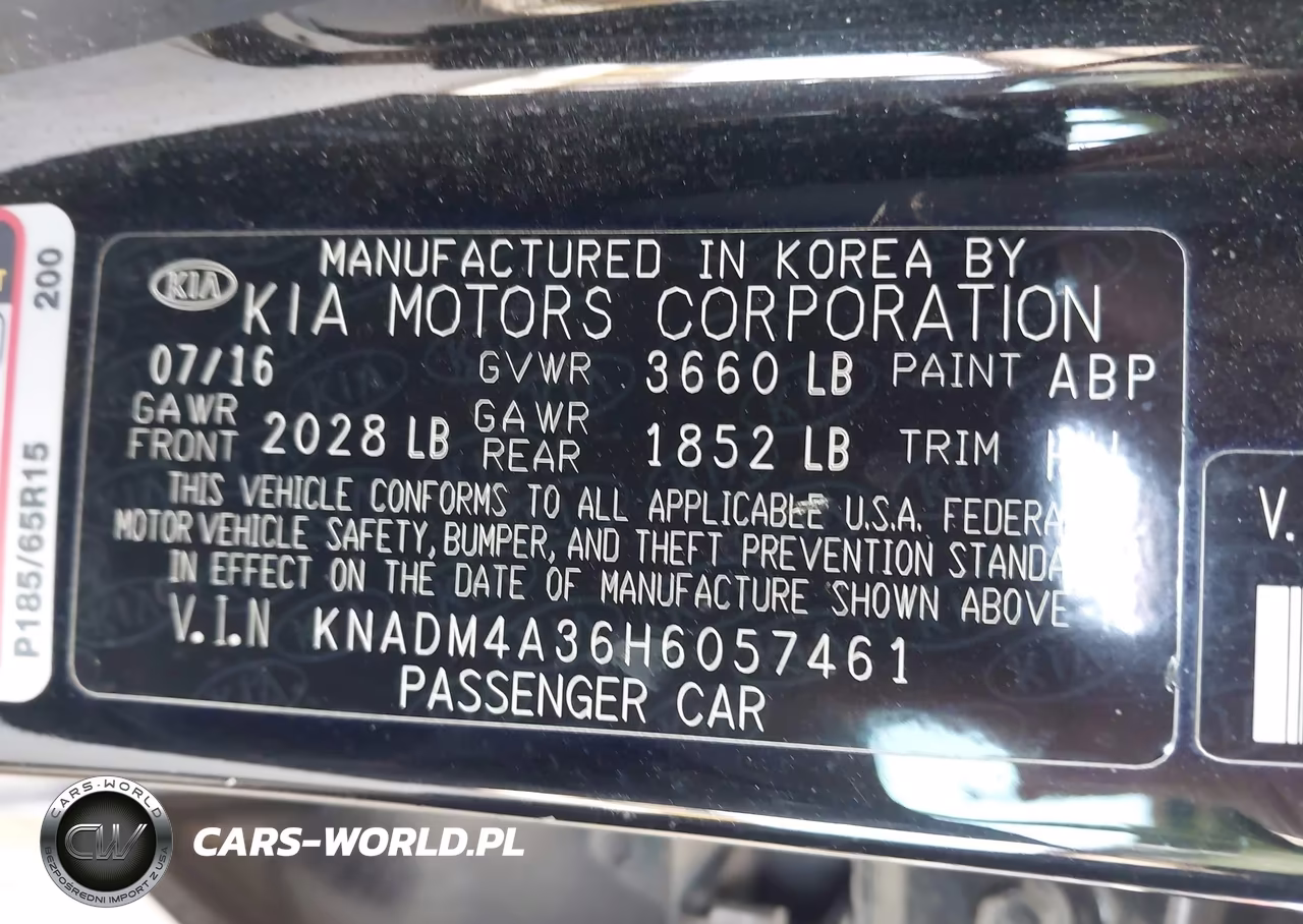 2017 Kia Rio Lx VIN:KNADM4A36H6057461 - 9