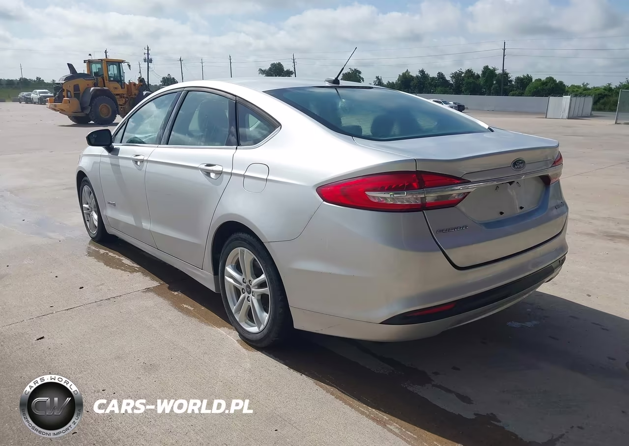2018 Ford Fusion Hybrid S VIN:3FA6P0UU9JR235720 - 3