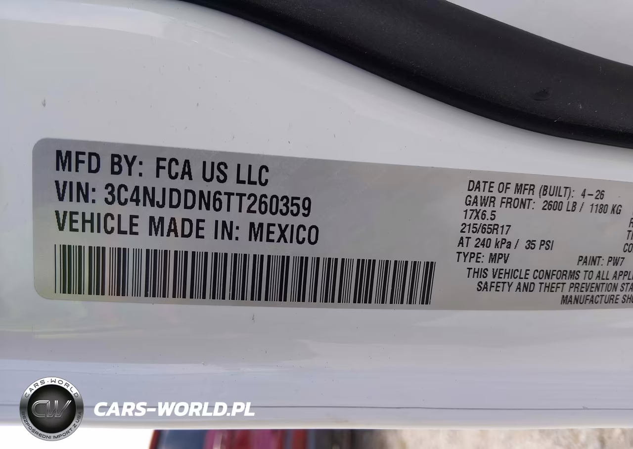 2026 Jeep Compass Trailhawk VIN:3C4NJDDN6TT260359 - 9
