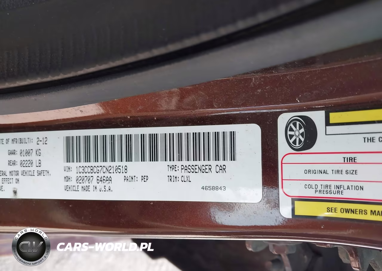 2012 Chrysler 200 Limited VIN:1C3CCBCG7CN210518 - 9