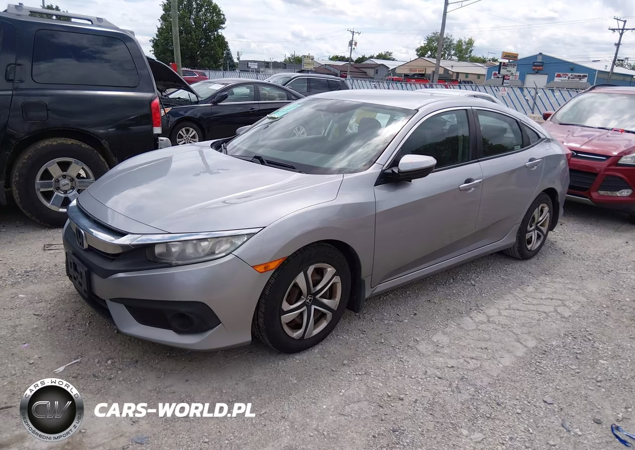 2018 Honda Civic Lx VIN:19XFC2F66JE001283 - 2