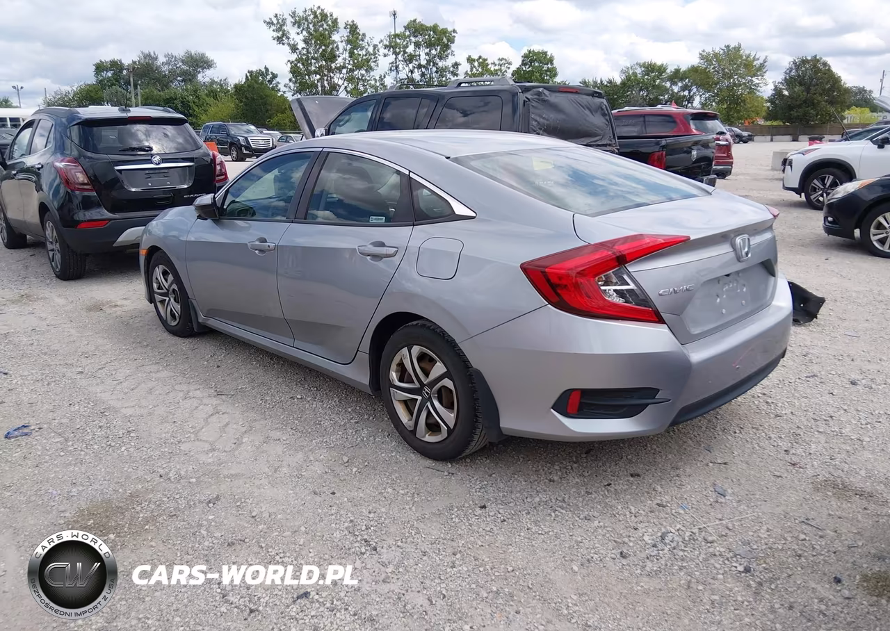 2018 Honda Civic Lx VIN:19XFC2F66JE001283 - 3