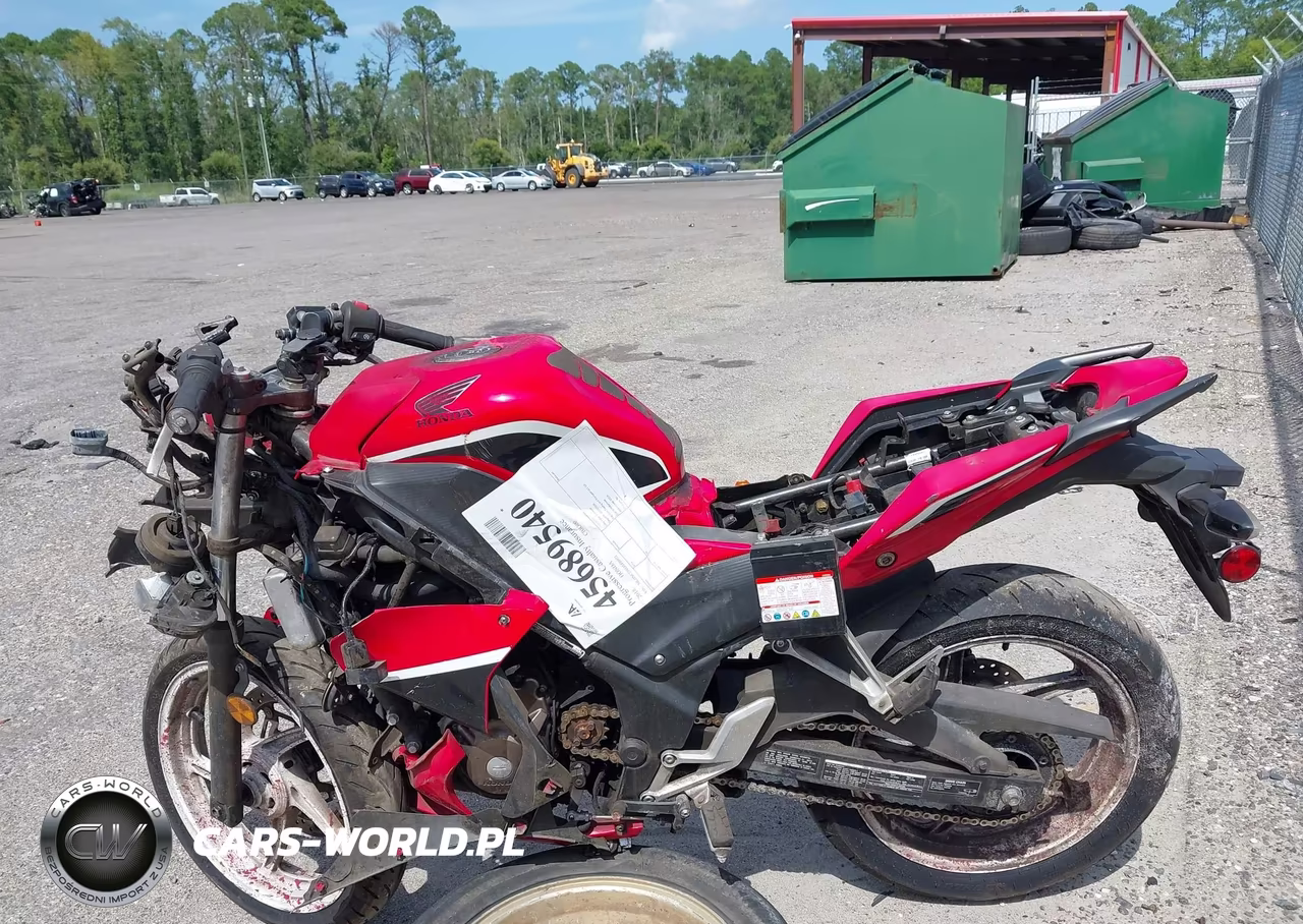 2018 Honda Cbr300 R VIN:MLHNC5101J5400921 - 12