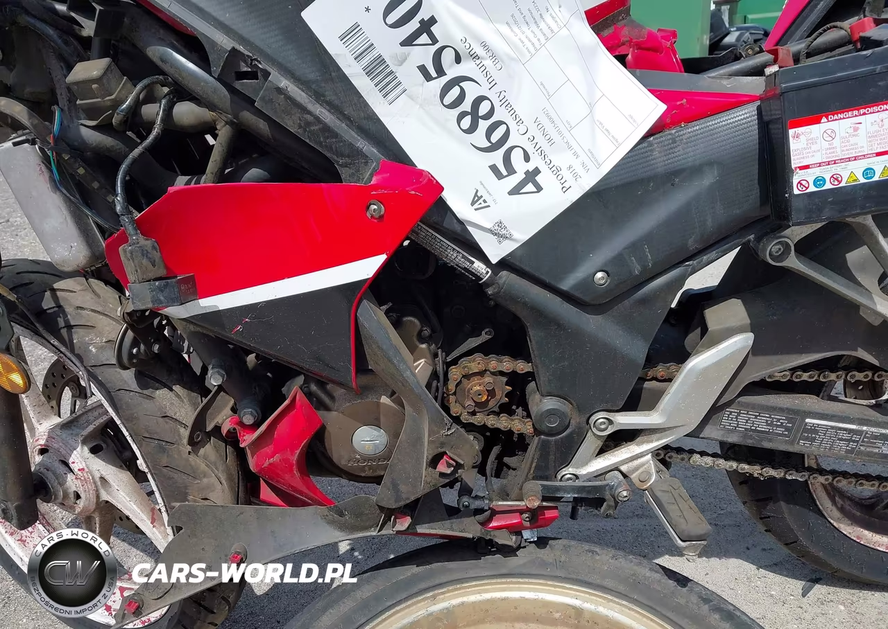 2018 Honda Cbr300 R VIN:MLHNC5101J5400921 - 9