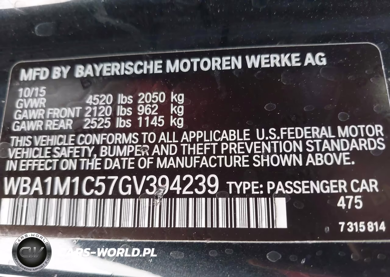 2016 BMW M235I VIN:WBA1M1C57GV394239 - 9