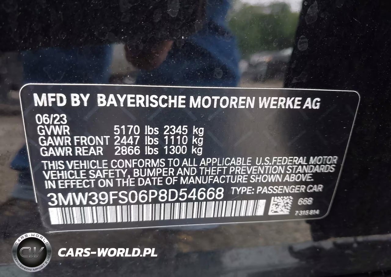 2023 BMW 330E xDrive VIN:3MW39FS06P8D54668 - 9