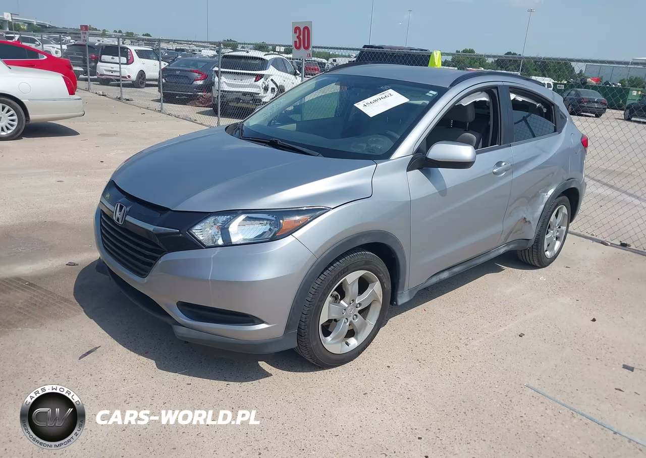 2017 Honda Hr-V Lx VIN:3CZRU5H39HG701595 - 2
