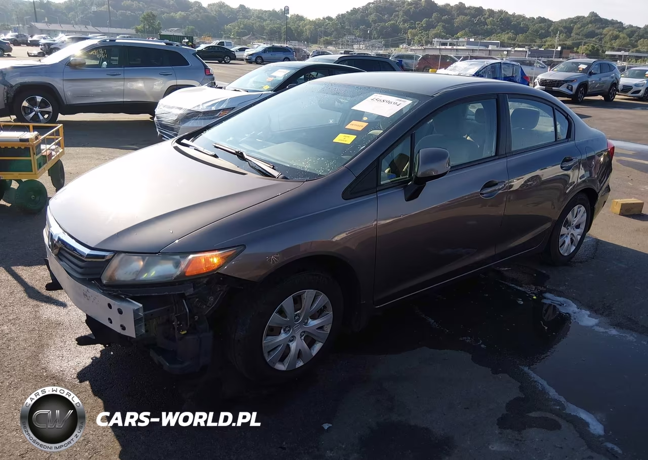 2012 Honda Civic Lx VIN:19XFB2F50CE082939 - 2