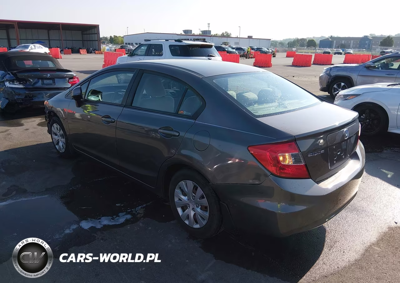 2012 Honda Civic Lx VIN:19XFB2F50CE082939 - 3