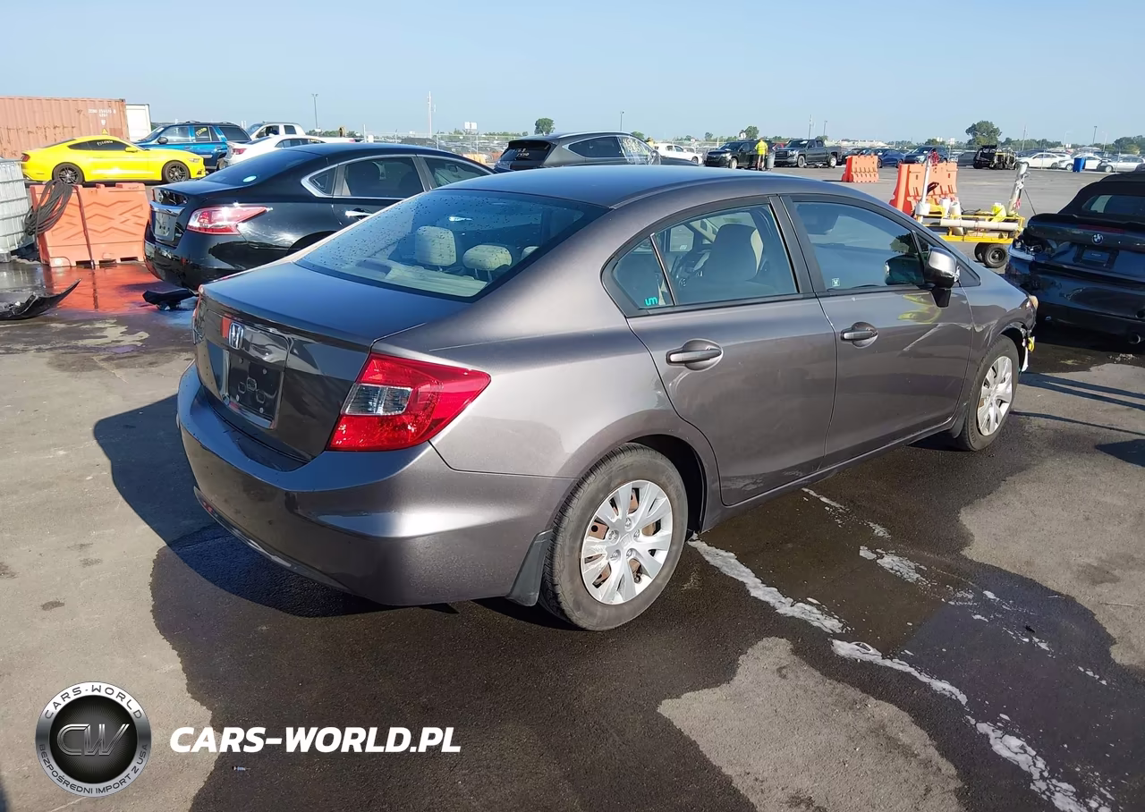 2012 Honda Civic Lx VIN:19XFB2F50CE082939 - 4