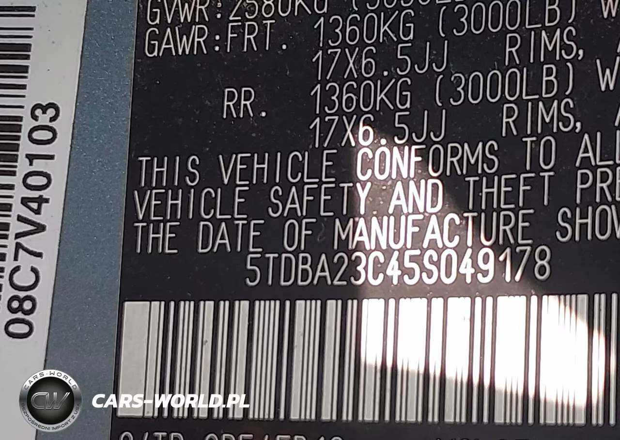 2005 Toyota Sienna Le VIN:5TDBA23C45S049178 - 9
