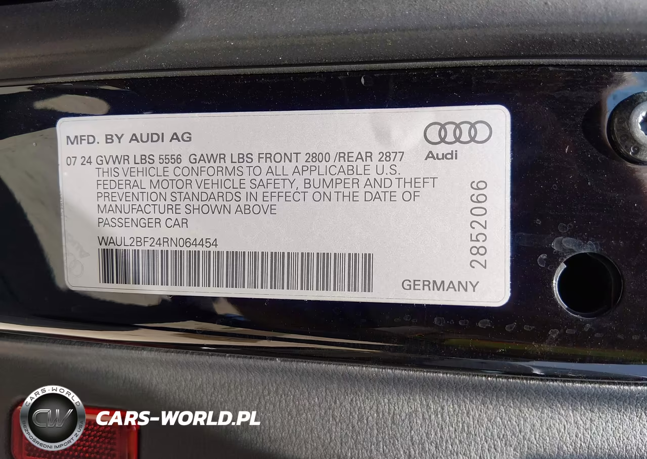 2024 Audi A6 Premium Plus 55 Tfsi Quattro S Tronic VIN:WAUL2BF24RN064454 - 9