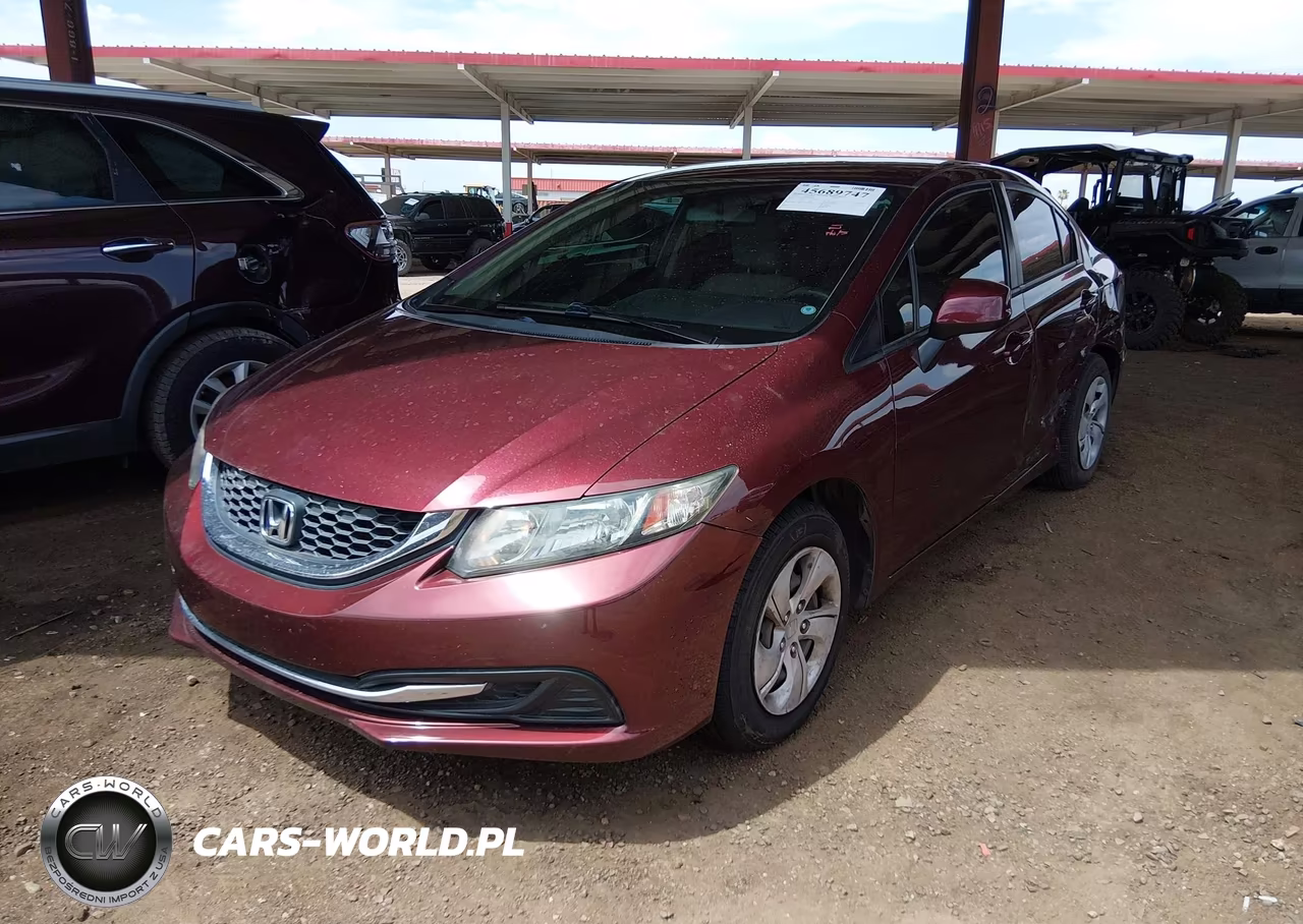 2013 Honda Civic Lx VIN:19XFB2F59DE076963 - 2