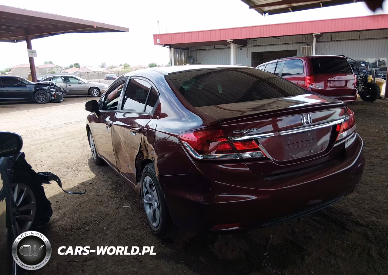 2013 Honda Civic Lx VIN:19XFB2F59DE076963 - 3