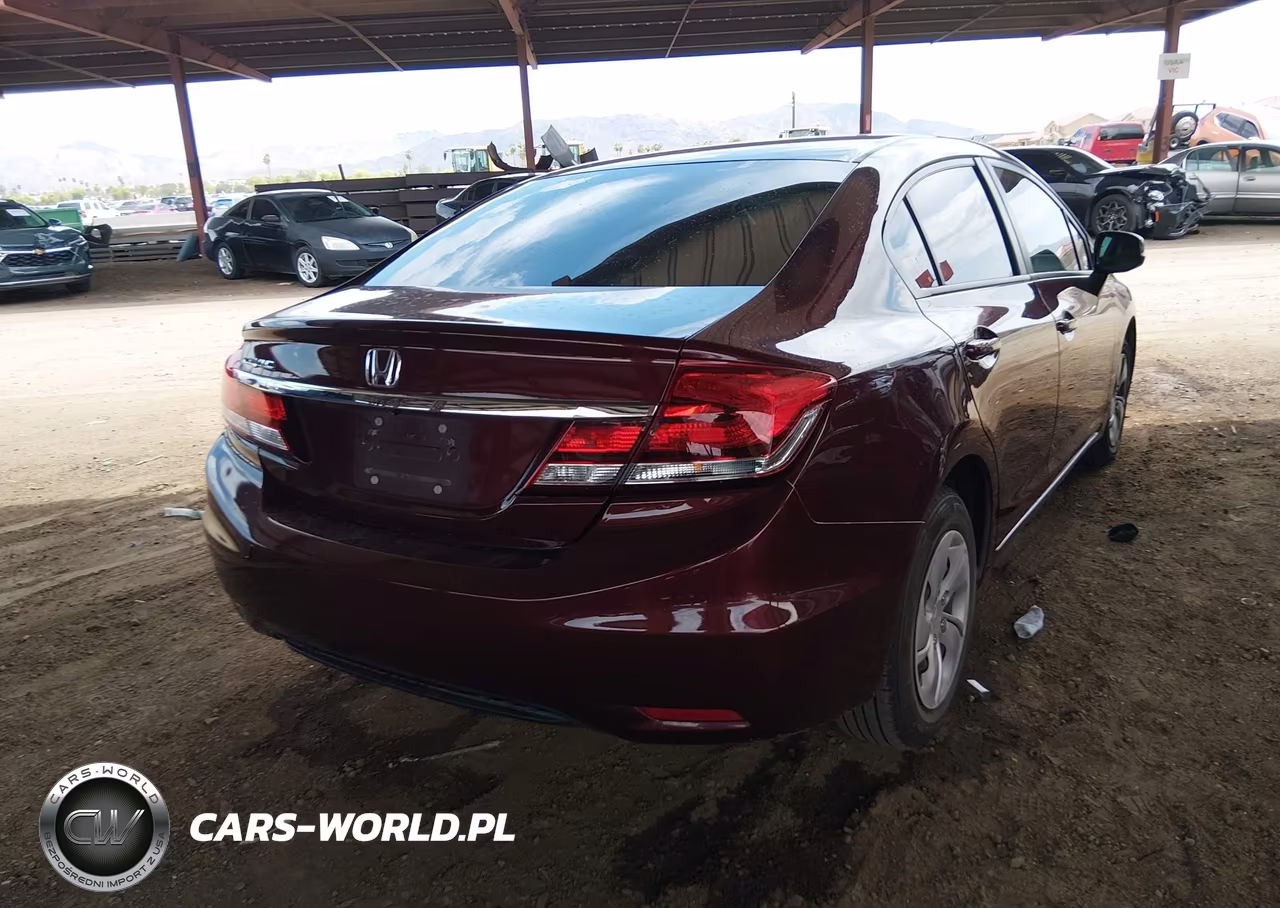 2013 Honda Civic Lx VIN:19XFB2F59DE076963 - 4