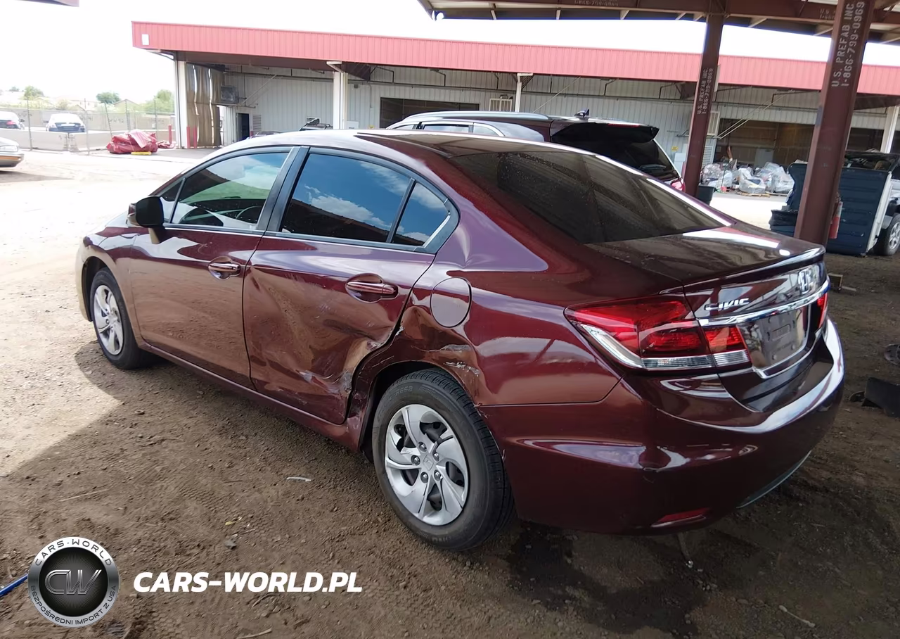 2013 Honda Civic Lx VIN:19XFB2F59DE076963 - 6