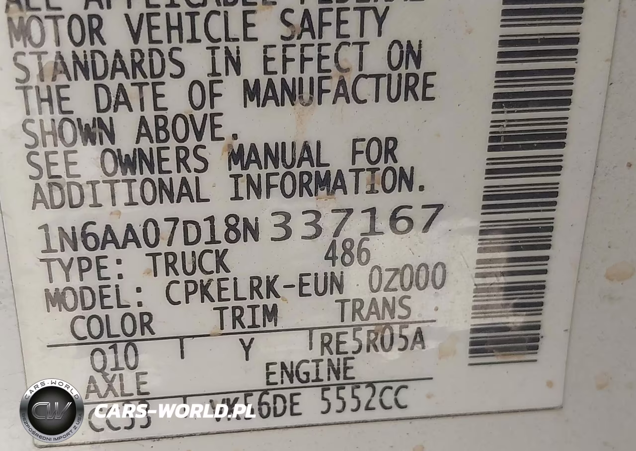 2008 Nissan Titan Se-Xe VIN:1N6AA07D18N337167 - 9