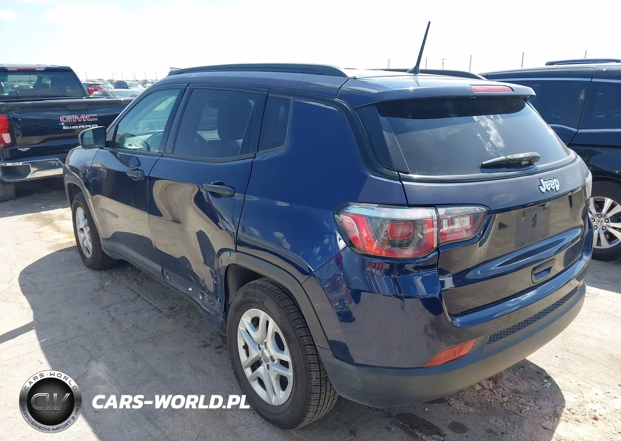 2018 Jeep Compass Sport Fwd VIN:3C4NJCAB7JT123304 - 3