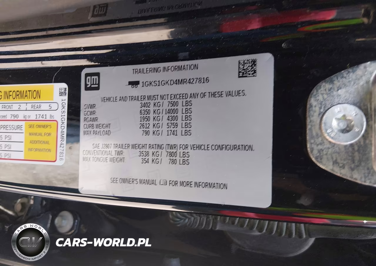 2021 GMC Yukon Xl 2Wd Slt VIN:1GKS1GKD4MR427816 - 9