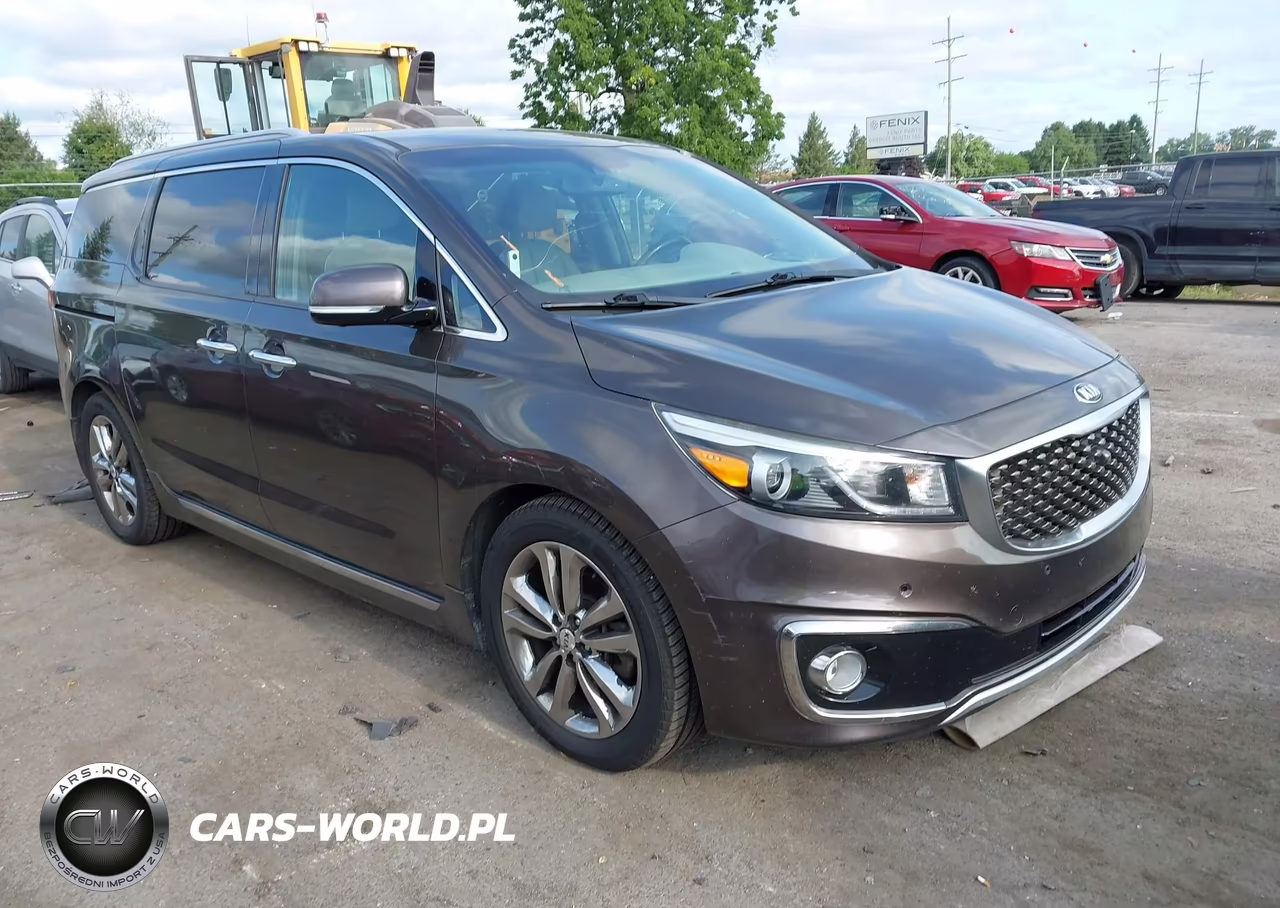 2017 Kia Sedona Sx Luxury VIN:KNDME5C12H6272000 - 1