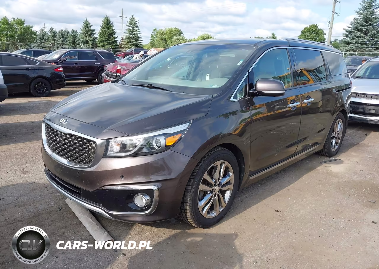 2017 Kia Sedona Sx Luxury VIN:KNDME5C12H6272000 - 2
