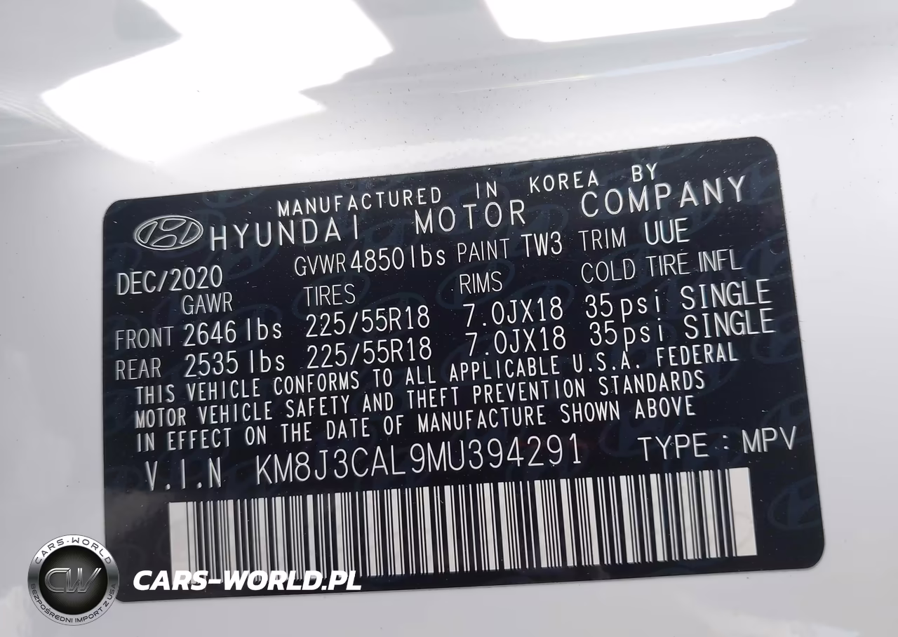 2021 Hyundai Tucson Ultimate VIN:KM8J3CAL9MU394291 - 9