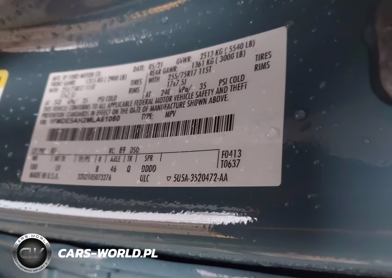 2021 Ford Bronco Big Bend VIN:1FMDE5AH2MLA61080 - 9