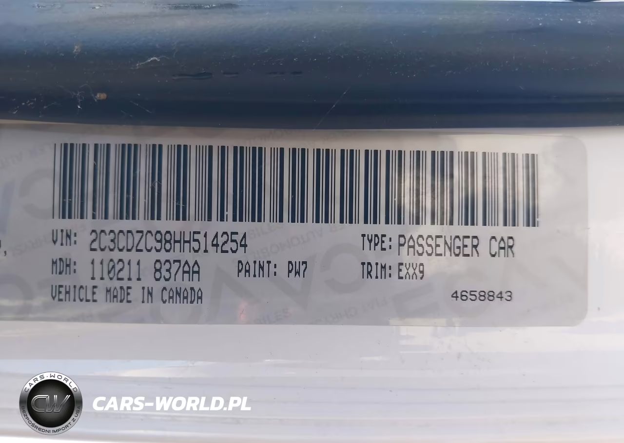 2017 Dodge Challenger Srt Hellcat VIN:2C3CDZC98HH514254 - 9