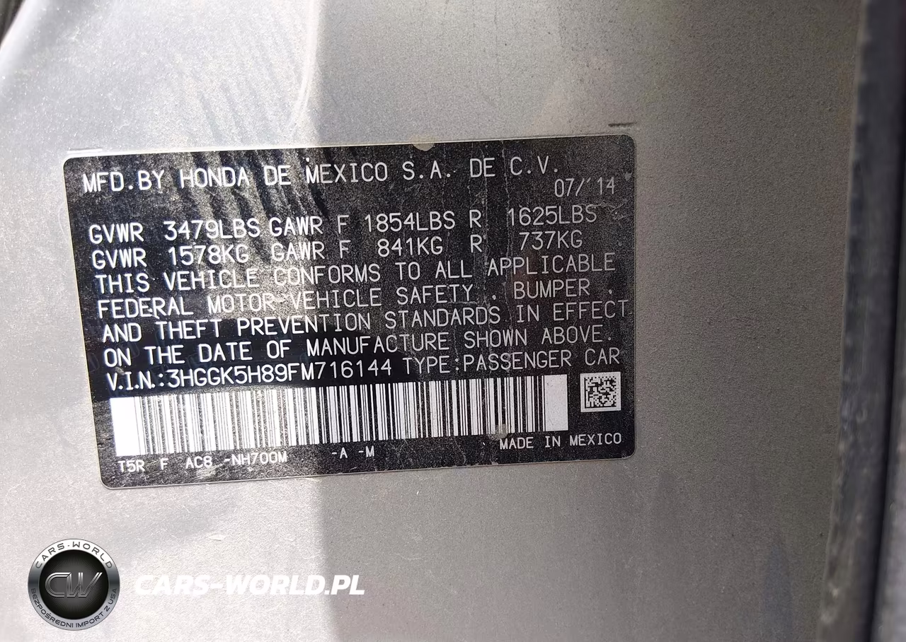 2015 Honda Fit Ex-Ex-L VIN:3HGGK5H89FM716144 - 9