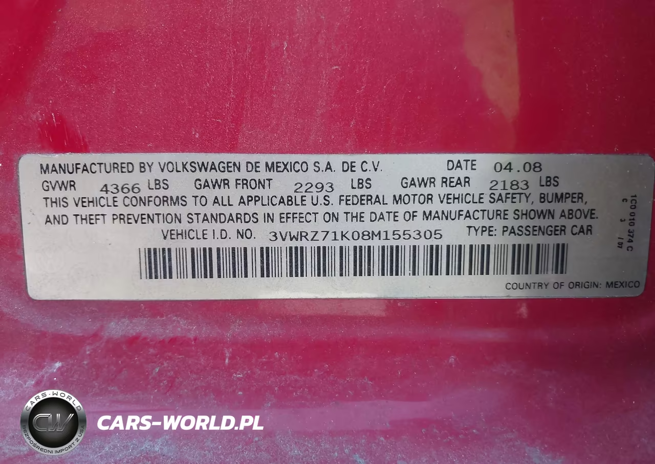 2008 Volkswagen Jetta Se-Sel VIN:3VWRZ71K08M155305 - 9