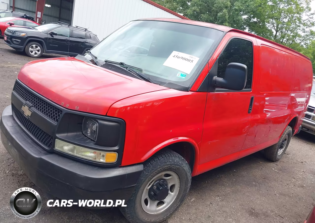 2008 Chevrolet Express Work Van VIN:1GCHG35C581189253 - 2